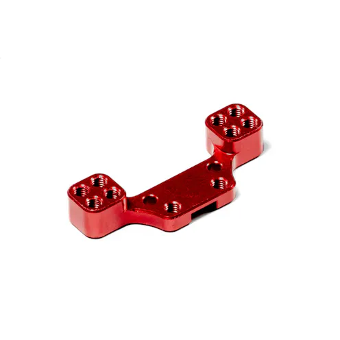 #LC5088 - RED ALUMINIUM +2MM REAR BALLSTUD MOUNT (BHC-1 V2)