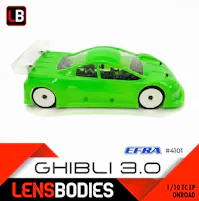 #LB3.0GHL-UL - LENS 1/10 ONROAD BODY GHIBLI 3.0 ULTRA LW
