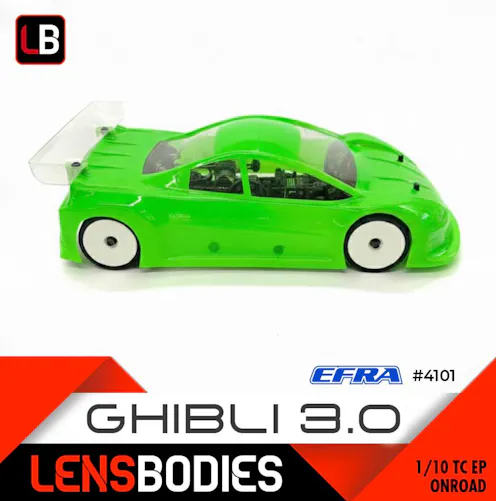 #LB3.0GHL-UL - LENS 1/10 ONROAD BODY GHIBLI 3.0 ULTRA LW