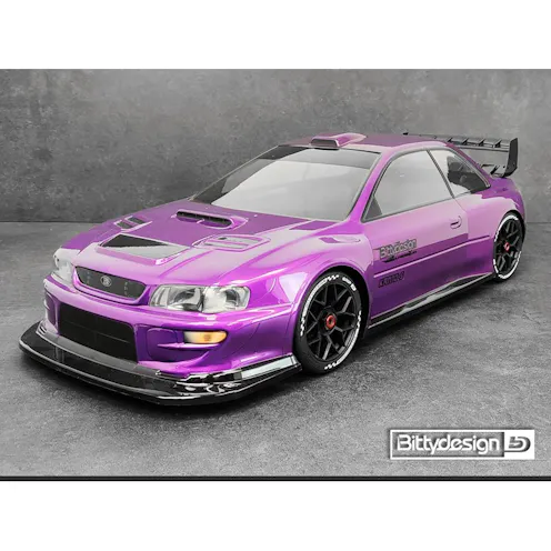 #BD-AR7-KJS - Bittydesign Kanjo-S 1/7 Clear Body - ARRMA Infraction/Limitless (1.5mm Thick)