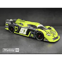 #BD-AR7-VLC - Bittydesign Veloce 1/7 Clear Pre-Cut Speed-Run Body - ARRMA Infraction/Limitless & Hobao VTE2 (2.0mm)