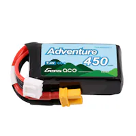 #GEA4502S60XT3 - GENSACE ADVENTURE LIPO 2S 7.4V-450-60C (XT30) 43X23X13MM 28G