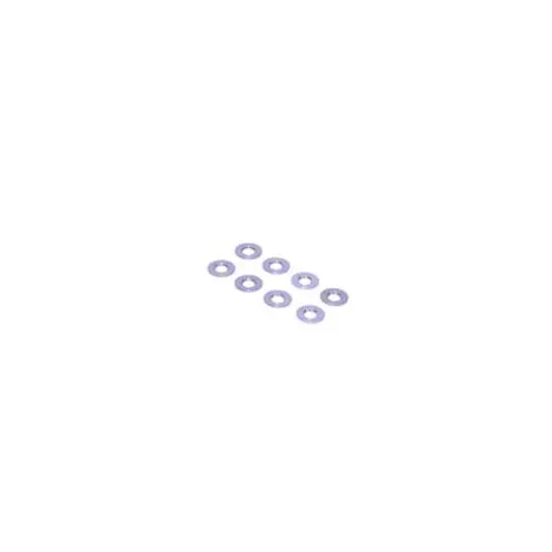 #U9517 - Alloy Grey Wishbone Spacer 0.5mm - Mi10 (pk8)