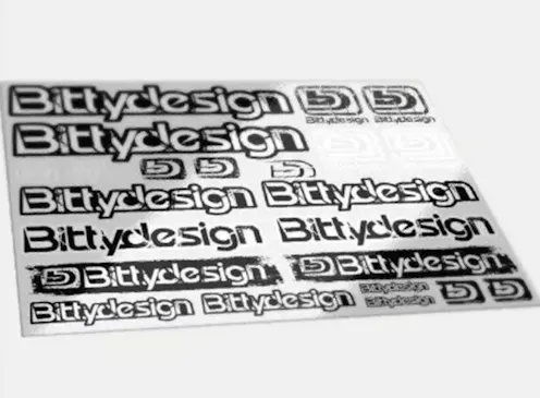 # BD-DS-215162 - Bittydesign Grunged Decal Sheet 162 x 215mm - Fuelproof