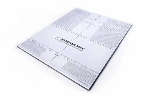 #KOS18001SET - KOSWORK PIT SETUP BOARD 1:8 BUGGY/ON-ROAD (455X570X10MM) EXTRA LIGHT
