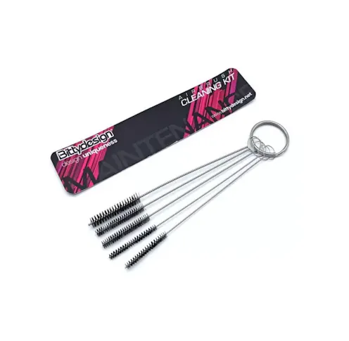 #BD-TD6-1 - Bittydesign Airbrush Cleaning set - 5 nylon brushes sizes
