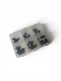 #BO6007-B - Balls Out M3 Spacer Set - 0.25|0.5|1.0|1.5|2.0|3.0mm - 10pcs each - Black
