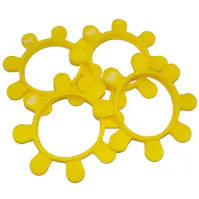 #RCPJ-A024-Y - RC-Project Tyre Gluing Bands - 4 pcs - YELLOW