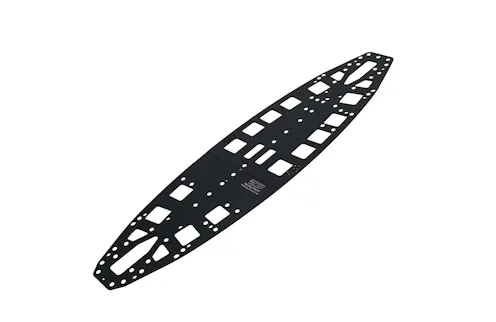 #C-TZ-A8RRSC12 - ZOMBIE 1.2MM STEEL CHASSIS INC SCREWS - AMX A800RR