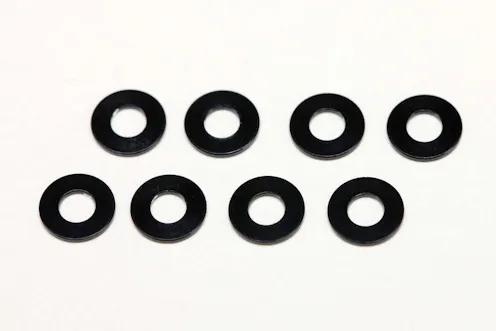 #ZC-A2505BA - 2.5x5x0.5mm Alum.Shim (Black)