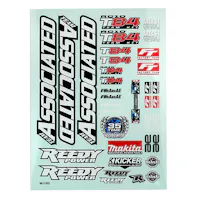 #AS92621 - TEAM ASSOCIATED RC10T84 DECAL SHEET