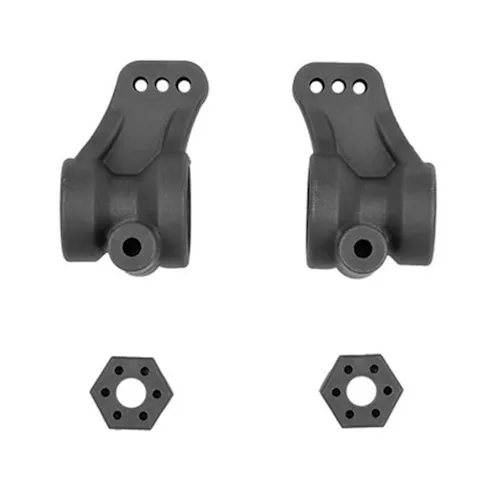 #AS91244 - TEAM ASSOCIATED RB10 RETRO REAR HUBS/WHEEL HEXES, GREY