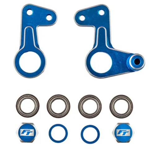 #AS6975 - TEAM ASSOCIATED RC10 FT CNC BELLCRANK SET BLUE