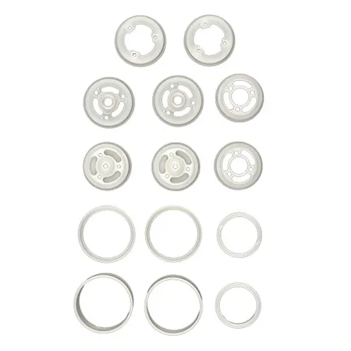 #AS21753 - ASSOCIATED RC10 MODEL 24 WHEEL SET, WHITE