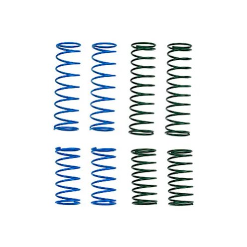 #AS21776 - ASSOCIATED RC10 MODEL 24 SHOCK SPRING SET SOFT/GREEN, HARD/BL