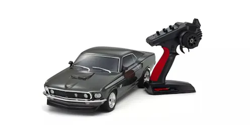 #K.34437T1B - KYOSHO FAZER FZ02 (L) FORD MUSTANG BOSS 429 BLACK 1969 1:10 READYSET