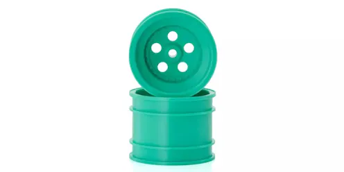 #K.SCH008GR - KYOSHO TOMAHAWK 85 WC PEPPERMINT GREEN REAR WHEEL 1.7 INCHES (2)