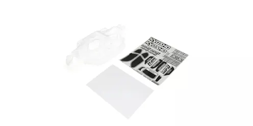 #K.IFB028H - KYOSHO INFERNO MP11 PRE-CUT 1.0MM CLEAR BODYSHELL