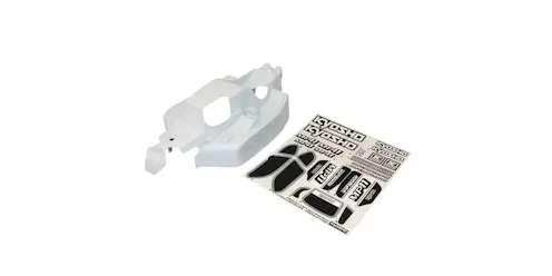 #K.IFB028HW - KYOSHO INFERNO MP11 PRE-CUT 1.0MM WHITE BODYSHELL
