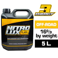 #NF01125-PRO - NITROLUX ENERGY3 OFF ROAD PRO 16% - RACE FUEL - 5L