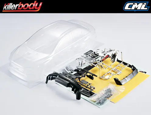 #KB48001 - KILLERBODY MITSUBISHI LANCER EVOLUTION X CLEAR BODY