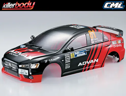 #KB48002 - KILLERBODY MITSUBISHI LANCER EVO X FINISHED BODY RACING
