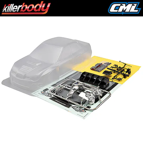 #KB48761 - KILLERBODY SUBARU IMPREZA WRC 2007 CLEAR BODY KIT