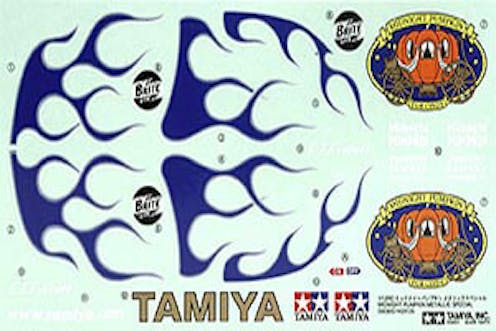 #TA9400378 - TAMIYA STICKER MIDNIGHT PUMPKIN