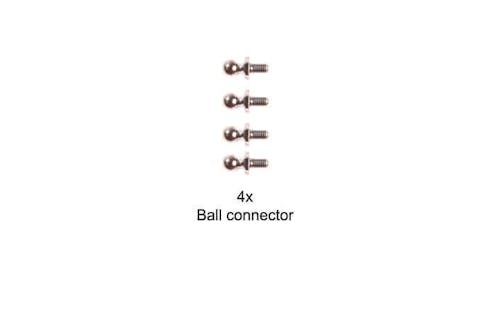 #TA9804205 - TAMIYA 5MM BALL CONNECTOR (4PCS)