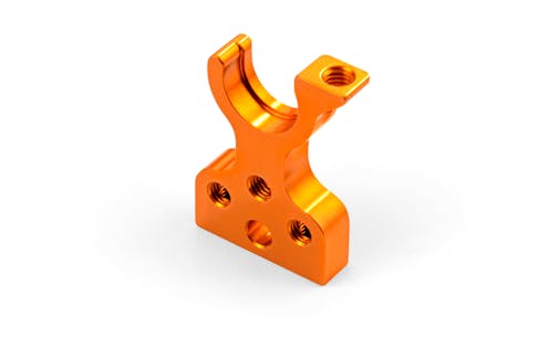 #XR303005-O - TEAM XRAY T4'19 ALU LAYSHAFT BULKHEAD RIGHT - ORANGE