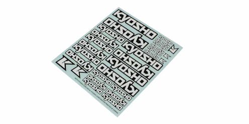 #K.36276B - KYOSHO LOGO DECAL SHEET (235X210MM)