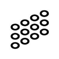 #BO6001-B - Balls Out M3 Spacer - 0.5mm - Black