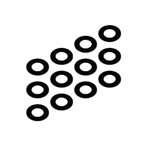 #BO6001-B - Balls Out M3 Spacer - 0.5mm - Black