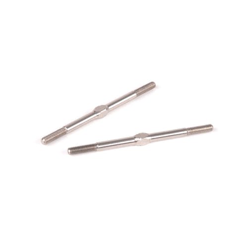 #U7673 - Schumacher Titanium Turnbuckle - 56mm - Silver - (pr)