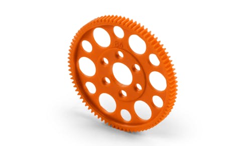 #XR305784-O - TEAM XRAY SPUR GEAR "H" 84T / 48 - ORANGE