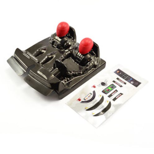 #FTX8337R - FTX OUTLAW DRIVER COCKPIT W/RED DECALS