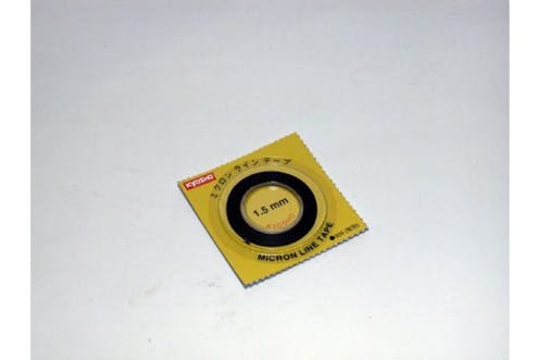 #K.1842BK - KYOSHO MICRON TAPE - (BLACK) 1,5MM X 5M