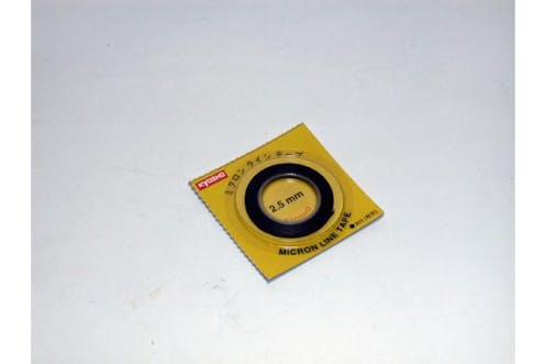 #K.1843BK - KYOSHO MICRON TAPE - (BLACK) 2,5MM X 5M