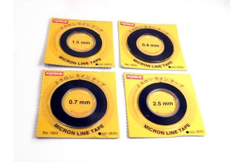 #K.1860 - KYOSHO MICRON TAPE - (BLACK) 0,7MMX8M