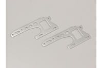 #K.OT214S - KYOSHO Front side plate set Optima (2) Silver