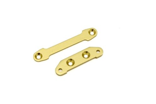 #K.OT218G - KYOSHO Front suspension plate set Turbo Optima (2) Gold