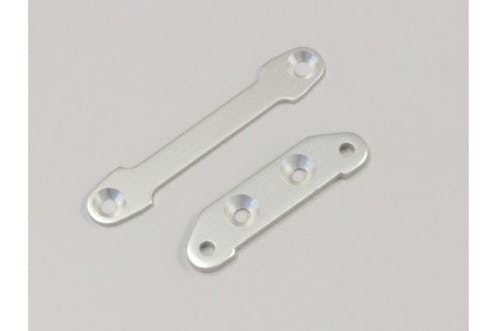 #K.OT218S - KYOSHO Front suspension plate set Optima (2) Silver