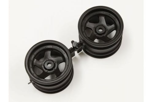 #K.OTH244BK - KYOSHO Wheel 5 spokes 43mm. (2) Optima - Black