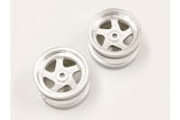 #K.OTH244SC - KYOSHO Wheel 5 spokes 43mm. (2) Optima - Chrome Satin