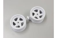 #K.OTH244W - KYOSHO Wheel 5 spokes 43mm. (2) Optima - Whilte