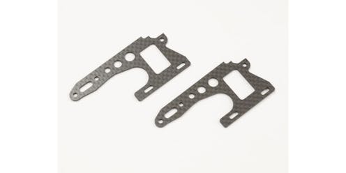 #K.OTW105 - KYOSHO FRONT SIDE PLATE SET OPTIMA (2) CARBON