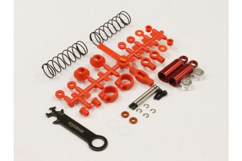 #K.SC222R - KYOSHO FRONT SHOCK SET (2) TOMAHAWK - RED