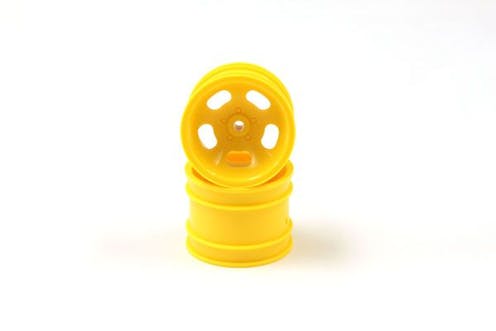 #K.SCH004Y - KYOSHO REAR WHEEL (2) BEETLE 2014 - YELLOW