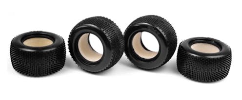 #XR389610 - TEAM XRAY MICRO TRUCK M18T PIN TIRE & INSERT (4+4)