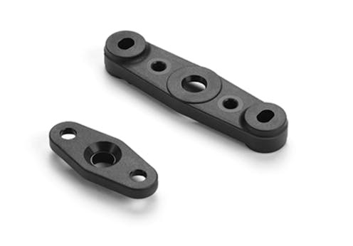 #XR373094-G - TEAM XRAY COMPOSITE LOWER & UPPER PIVOT BRACE - LOW ROLL-CENTER - GRAPHITE